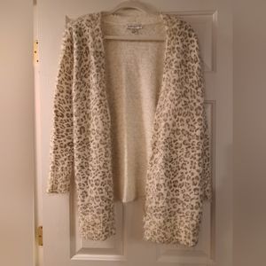 Christopher Banks Leopard Print XL Cardigan